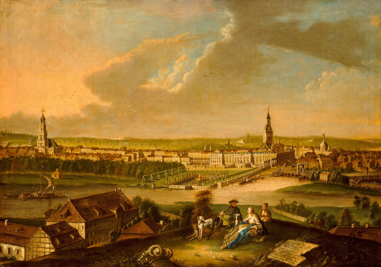 Német: Potsdam a Brauhausbergről, Seconde Vue alkotó: Johann Friedrich Meyer