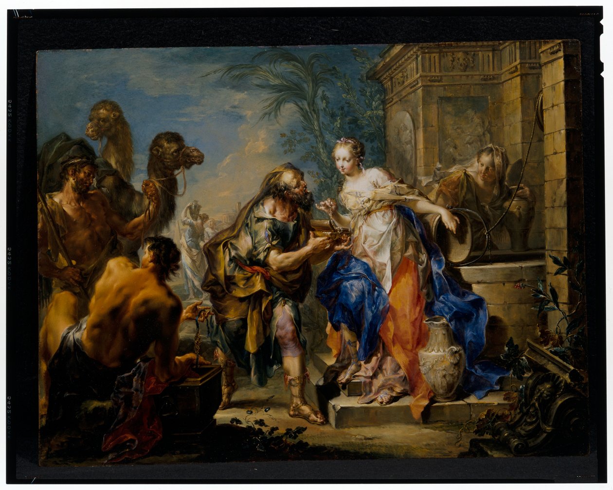 Elizier és Rebecca alkotó: Johann Georg Platzer