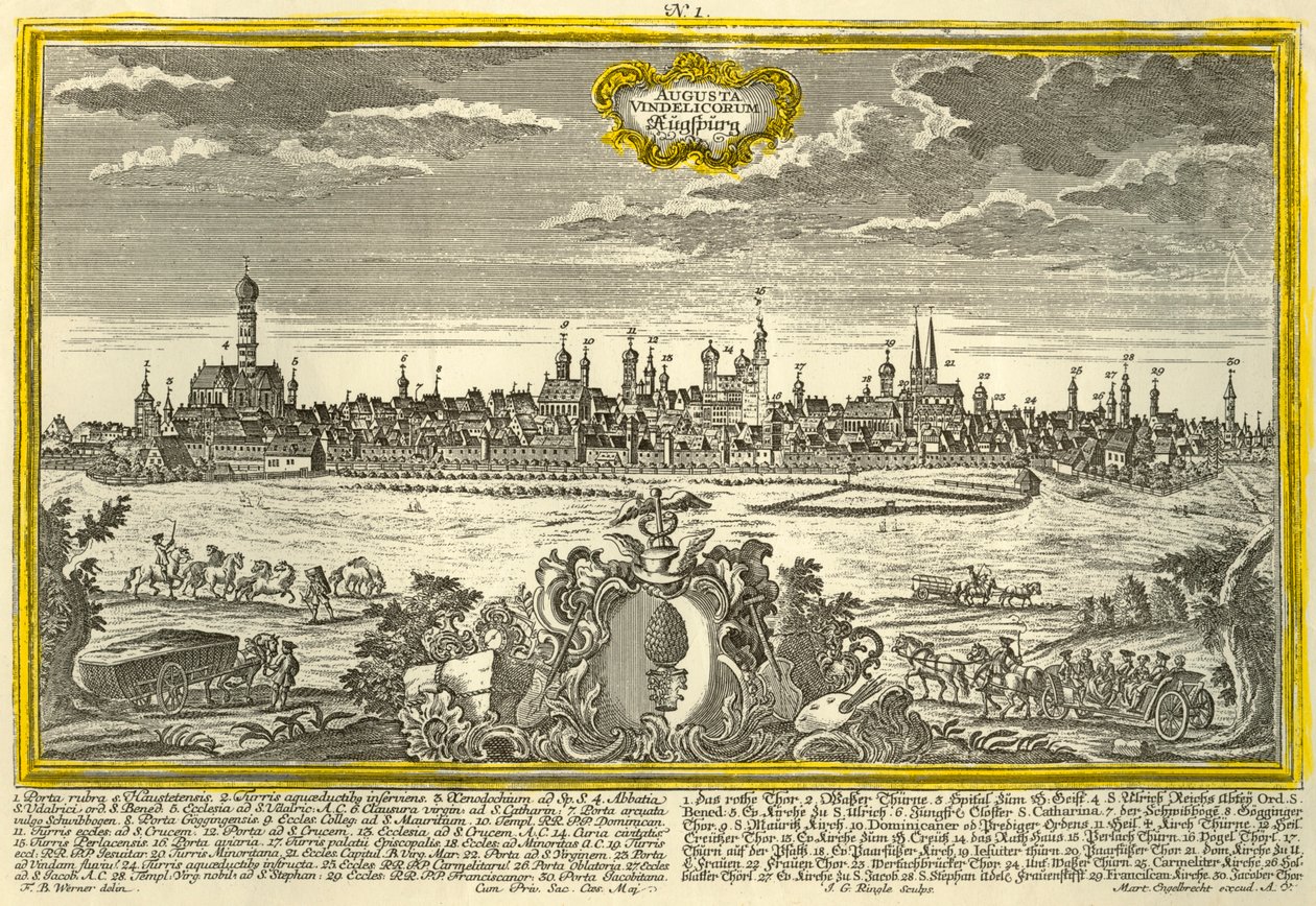 Augsburg, 1740. alkotó: Johann Georg Ringlin