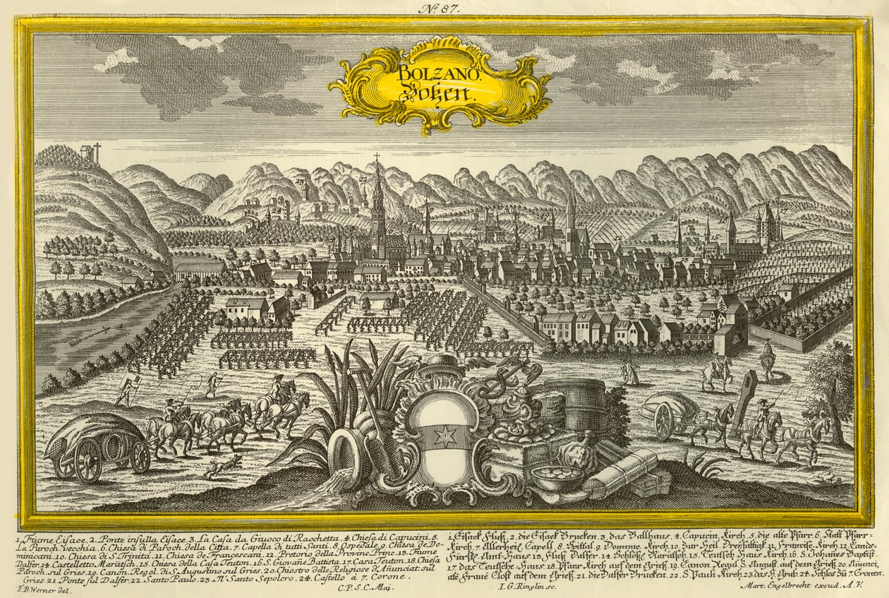 Bolzano, 1740. alkotó: Johann Georg Ringlin