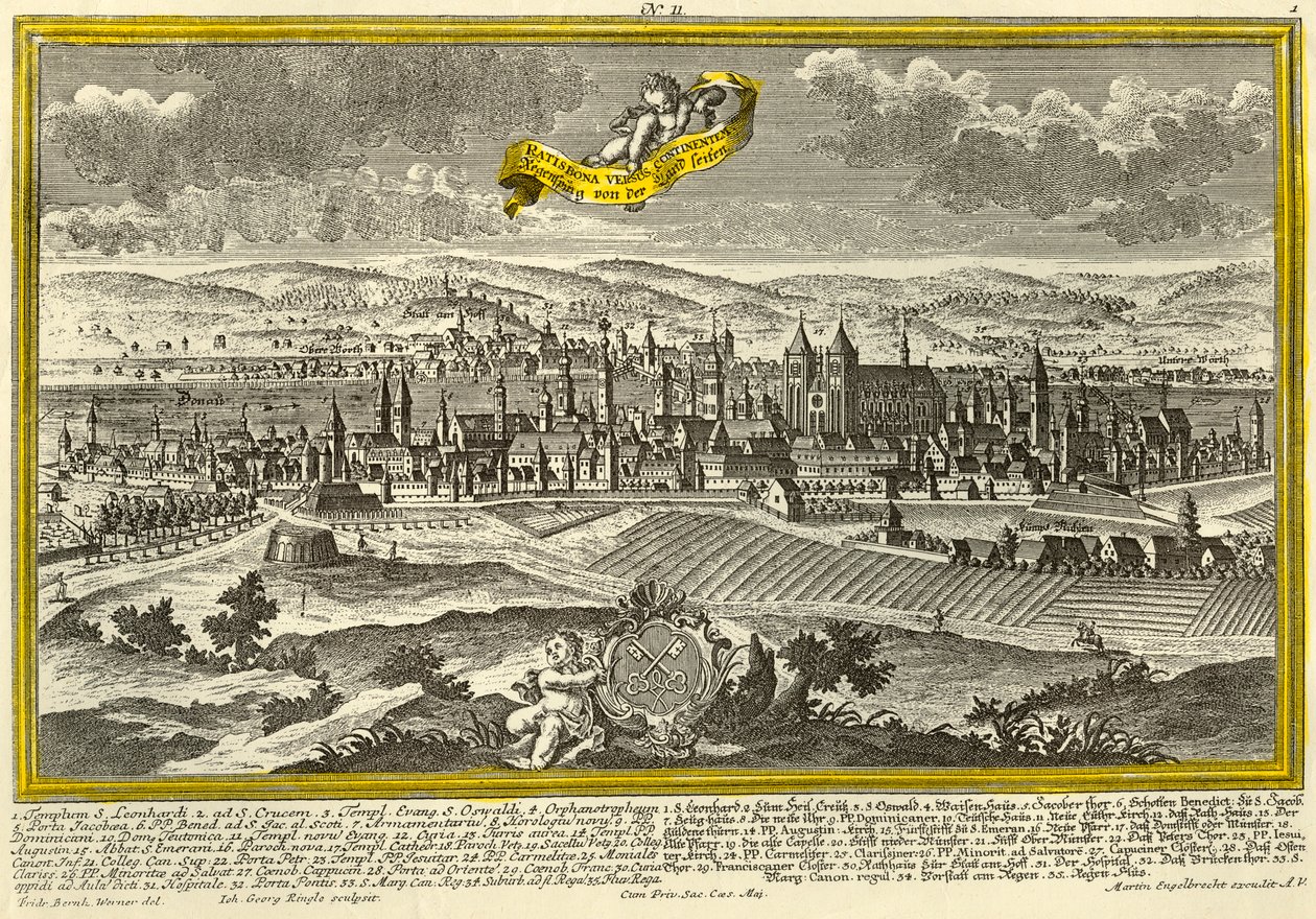 Regensburg, 1740. alkotó: Johann Georg Ringlin