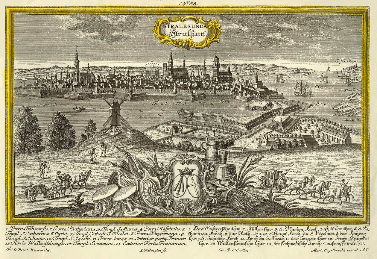 Stralsund, 1740. alkotó: Johann Georg Ringlin