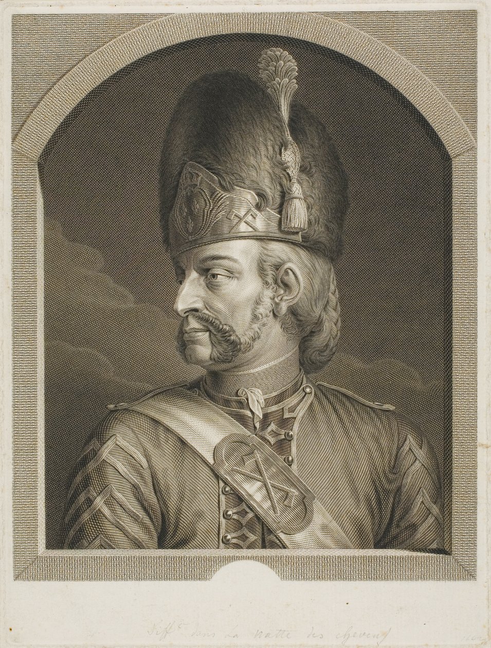 A svájci gárda sappere alkotó: Johann Georg Wille