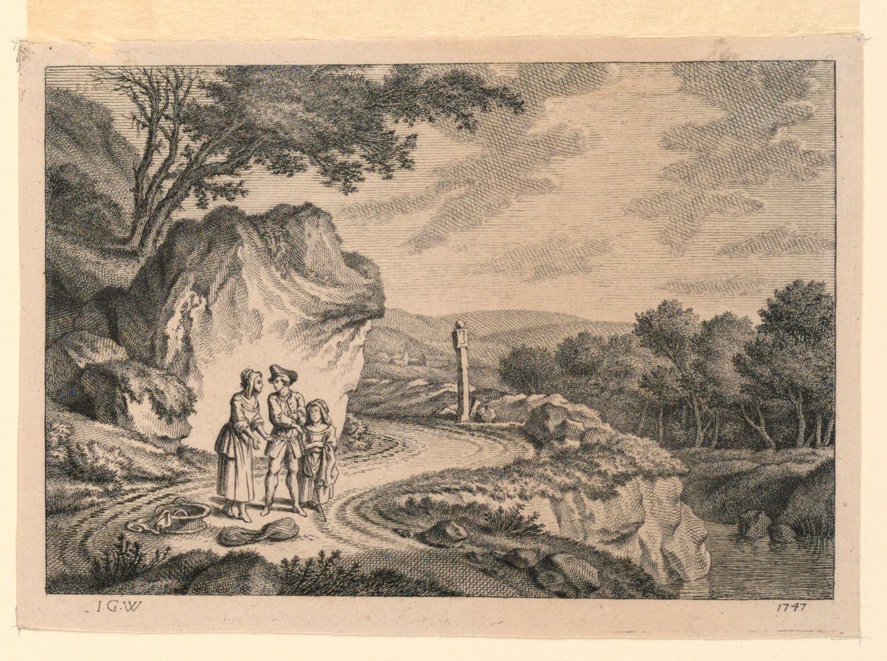 A kanyargós út alkotó: Johann Georg Wille