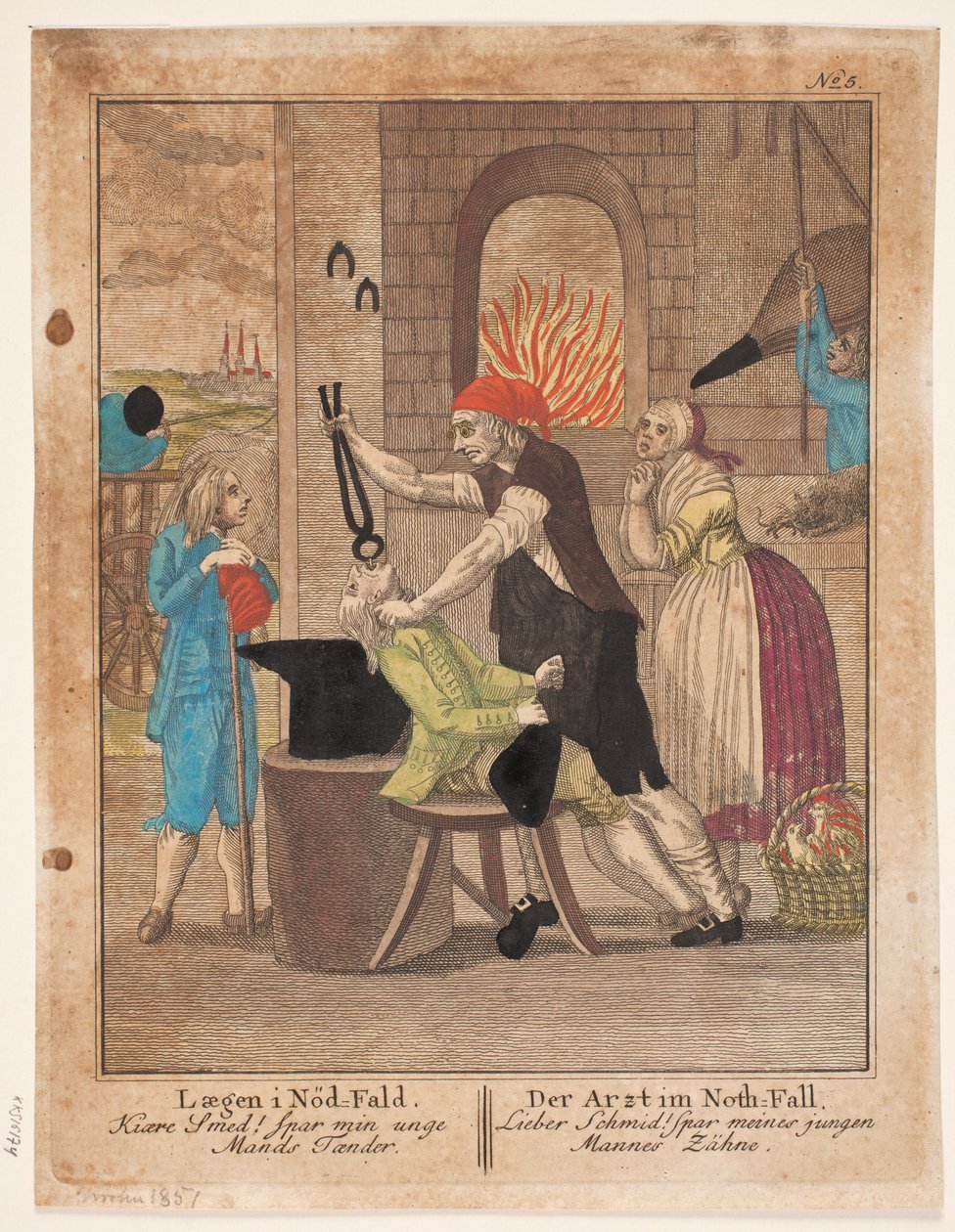 Az orvos Nød-Faldban alkotó: Johann Gottlieb Friedrich