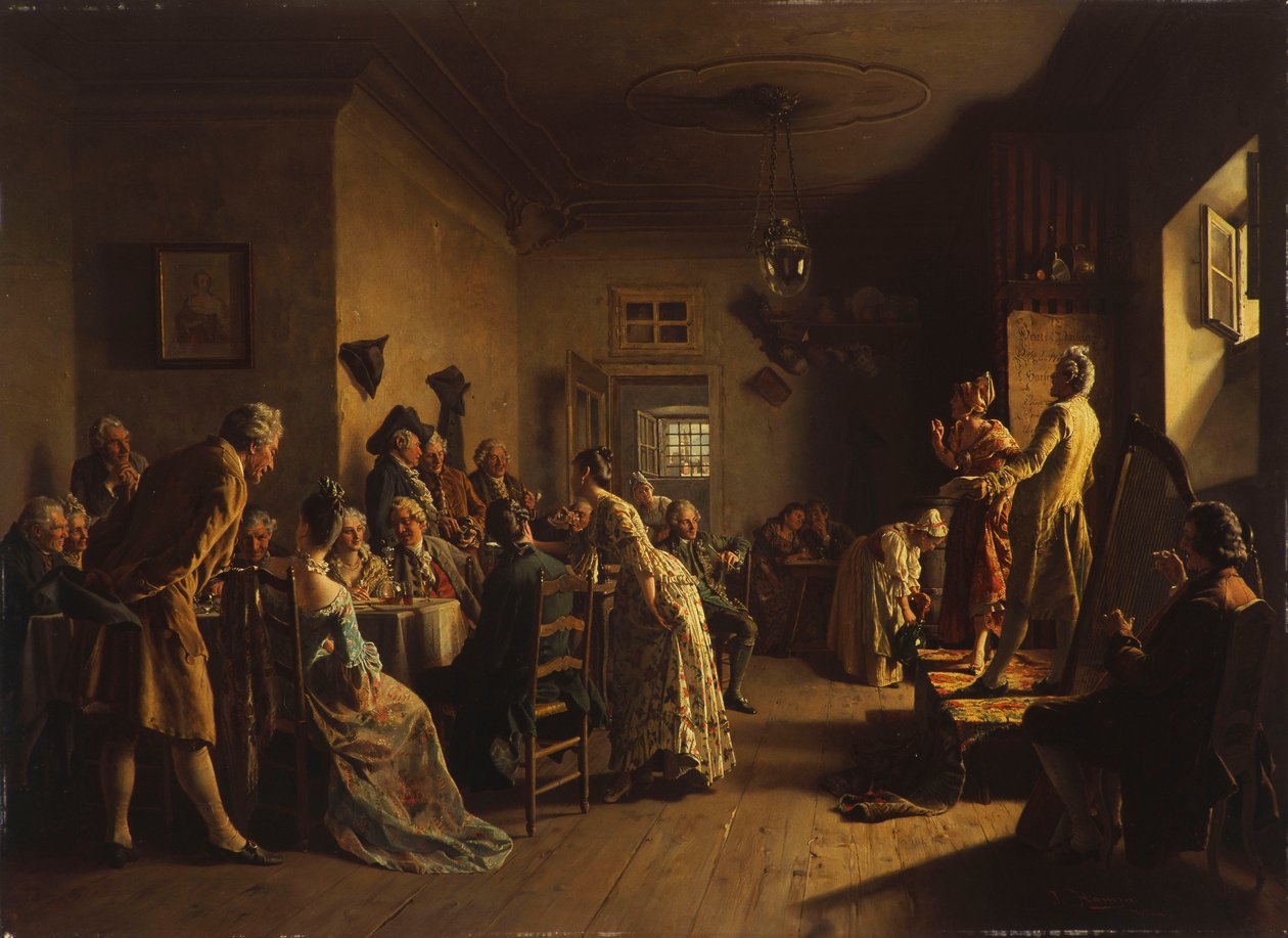 A szineszek; A szineszek, alkotó: Johann Hamza