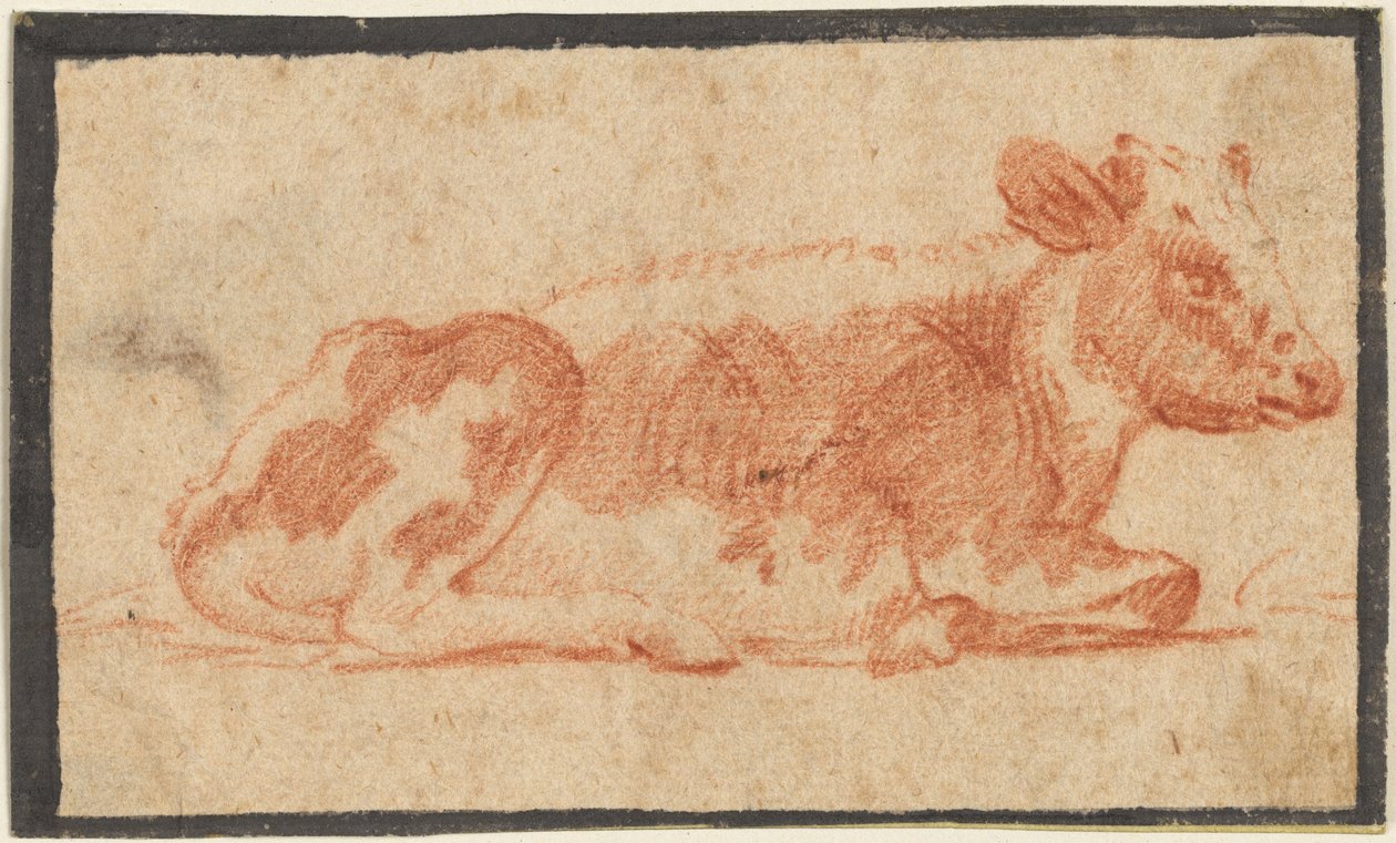 Tehén, 1600-as évek második fele. alkotó: Johann Heinrich Roos