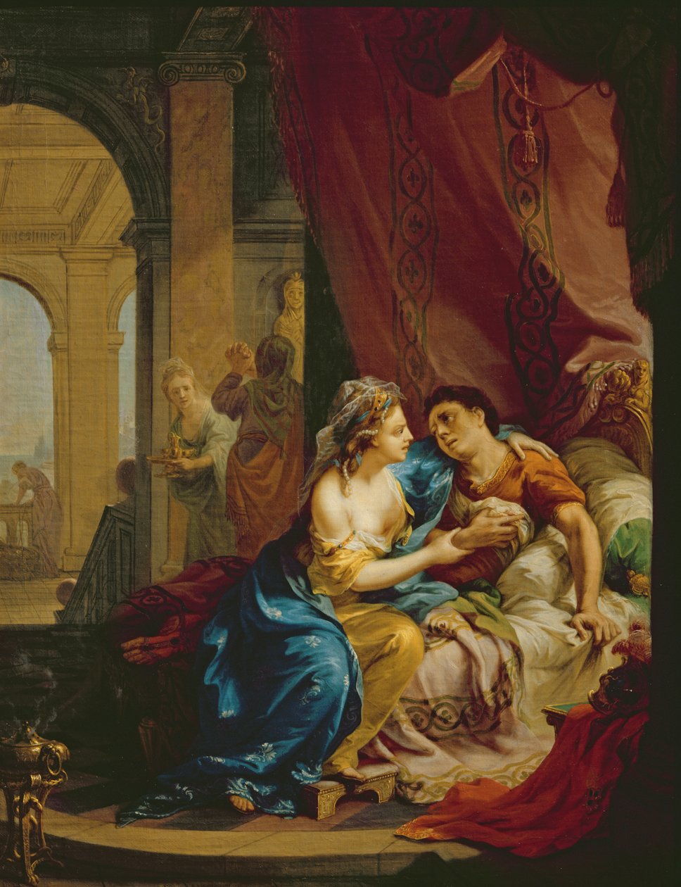 Antonius és Kleopátra, 1774 alkotó: Johann Heinrich Wilhelm Tischbein