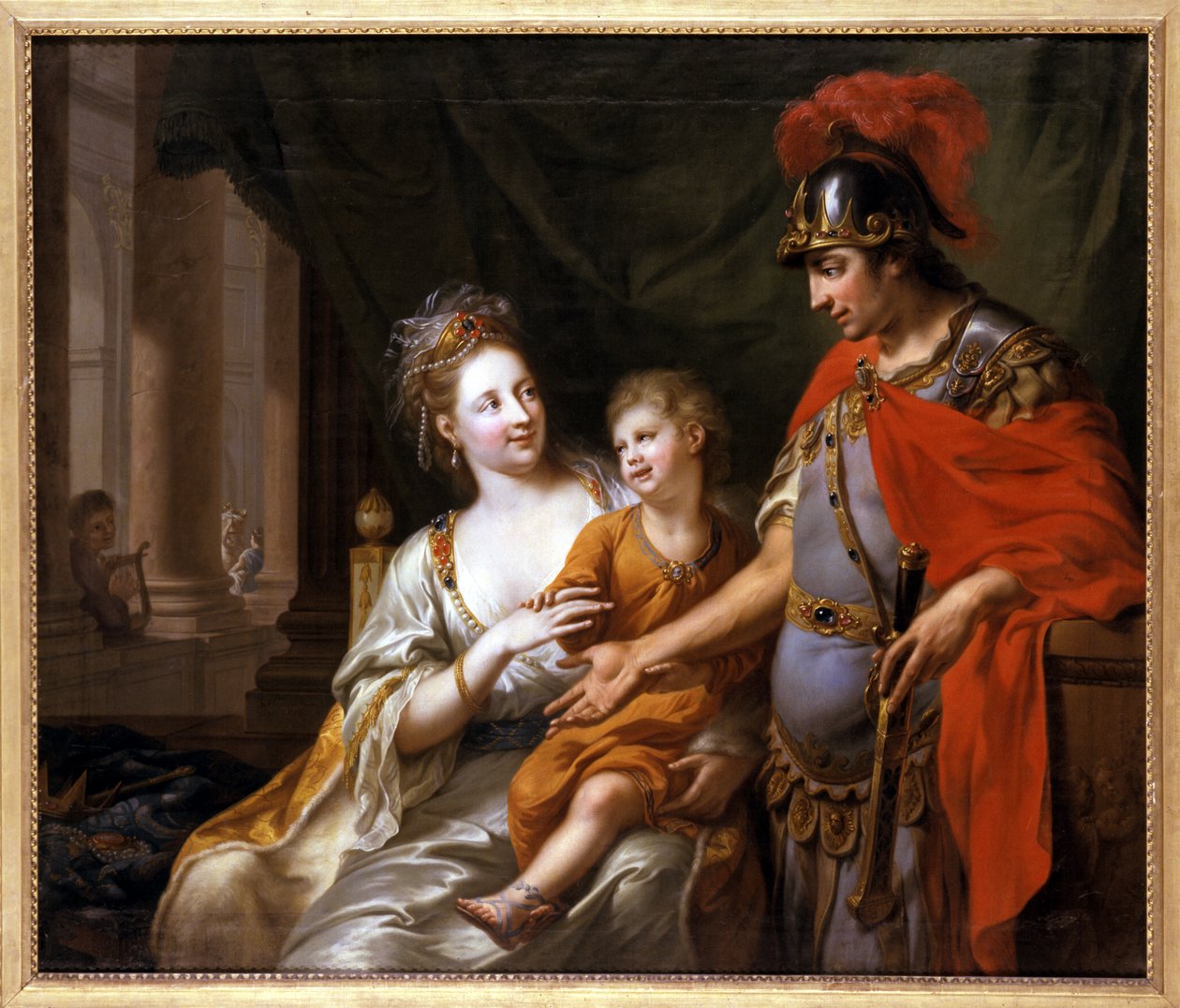 Hectors indulása, 1776 alkotó: Johann Heinrich Wilhelm Tischbein