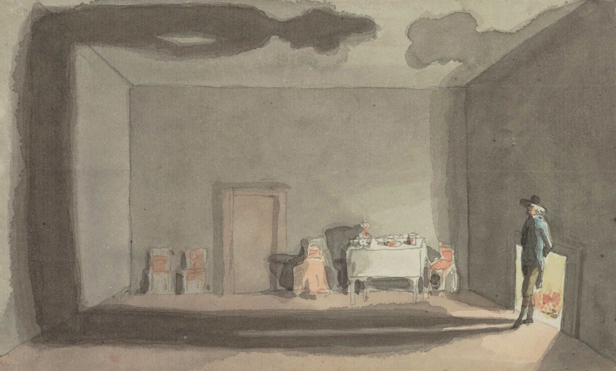 A hosszú árnyék, 1805 körül. alkotó: Johann Heinrich Wilhelm Tischbein