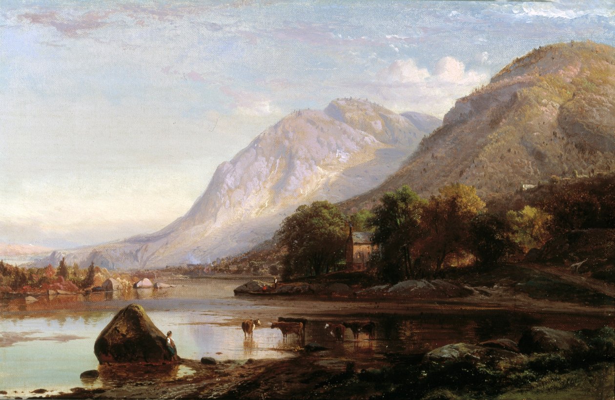Hudson folyó Cold Springnél alkotó: Johann Hermann Carmiencke