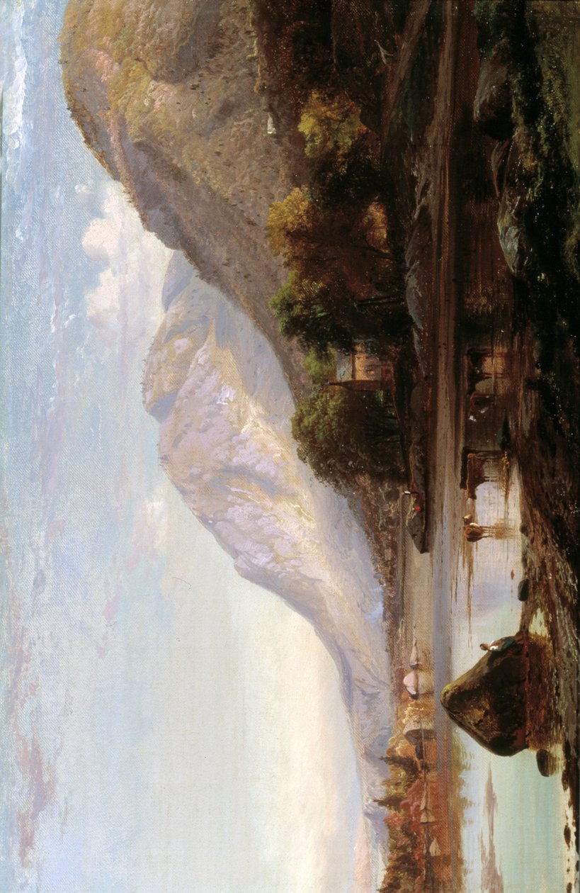 Hudson folyó hideg forrásnál, 1861. alkotó: Johann Hermann Carmiencke