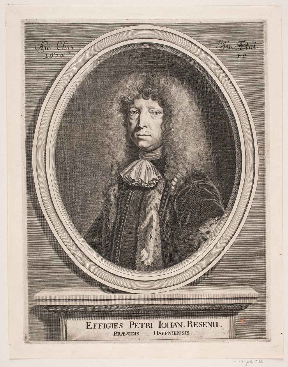 Peder Hansen Resen alkotó: Johann Husman