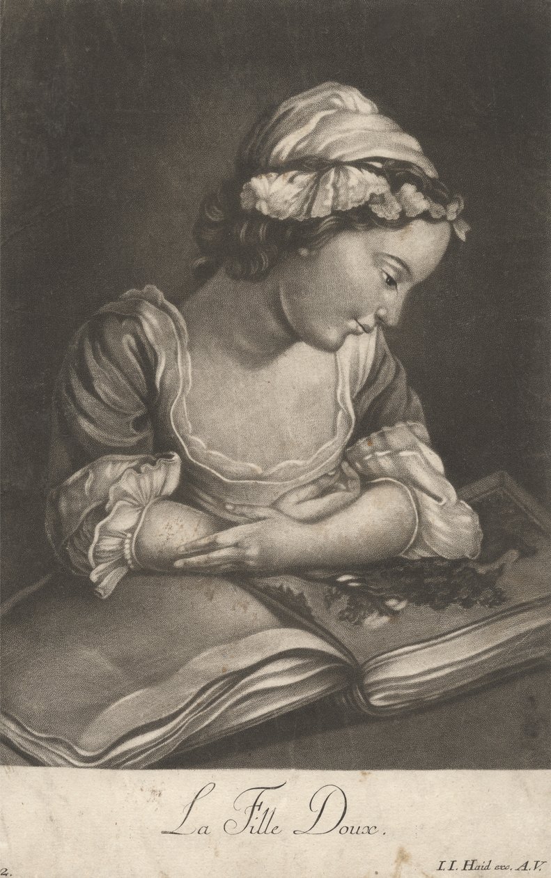 Az édes lány alkotó: Johann Jacobus Haid