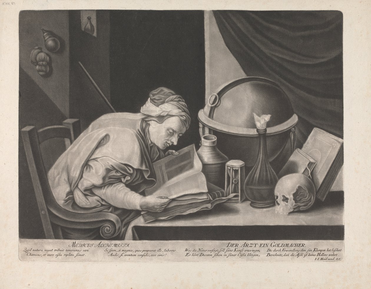 Alkimista doktor alkotó: Johann Jacobus Haid