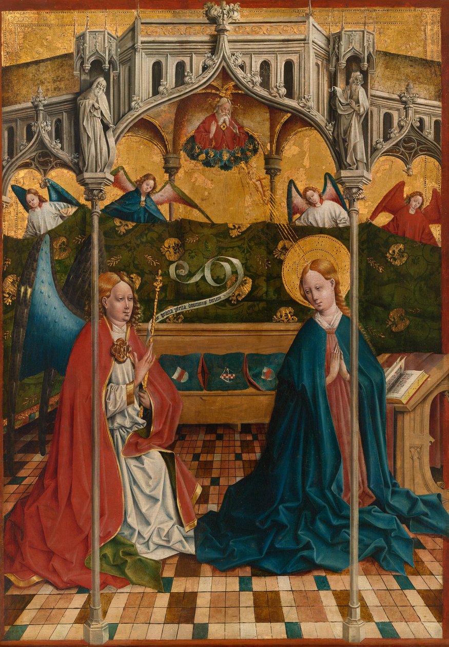 Az Annunciáció alkotó: Johann Koerbecke