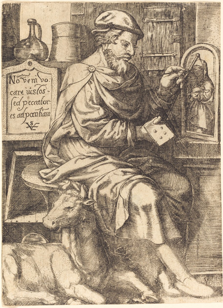 Szent Lukács alkotó: Johann Ladenspelder