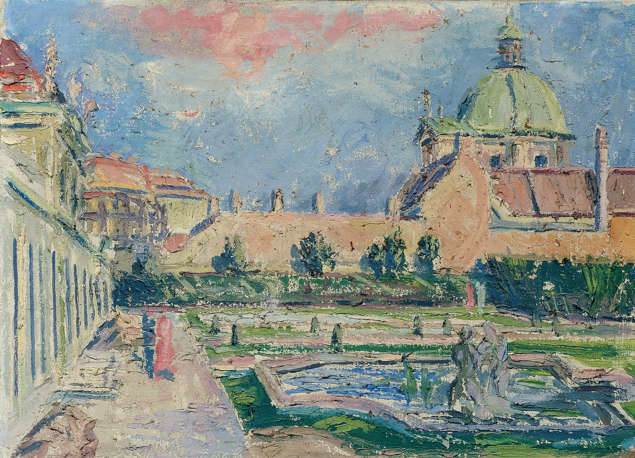 Tanulmány a Belvedere-ből alkotó: Johann Laurer