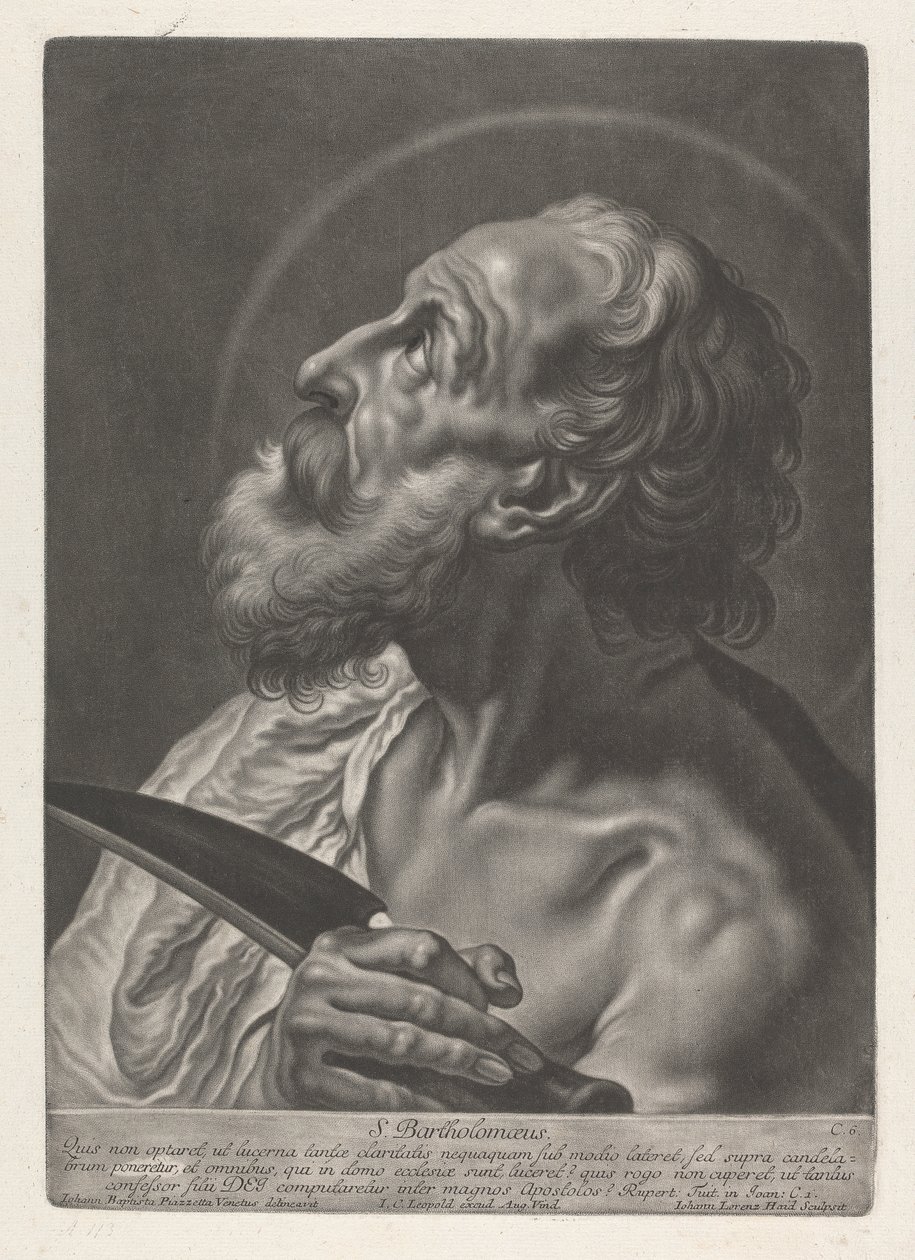 Szent Bertalan alkotó: Johann Lorenz Haid