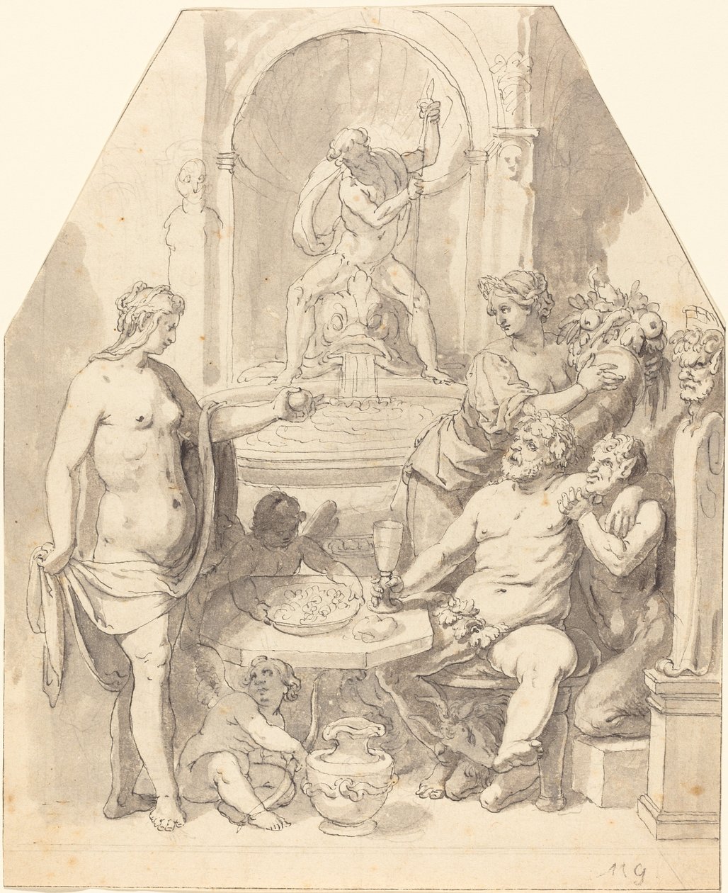 Ceres és Bacchus nélkül a Vénusz megfagy alkotó: Johann Matthias Kager
