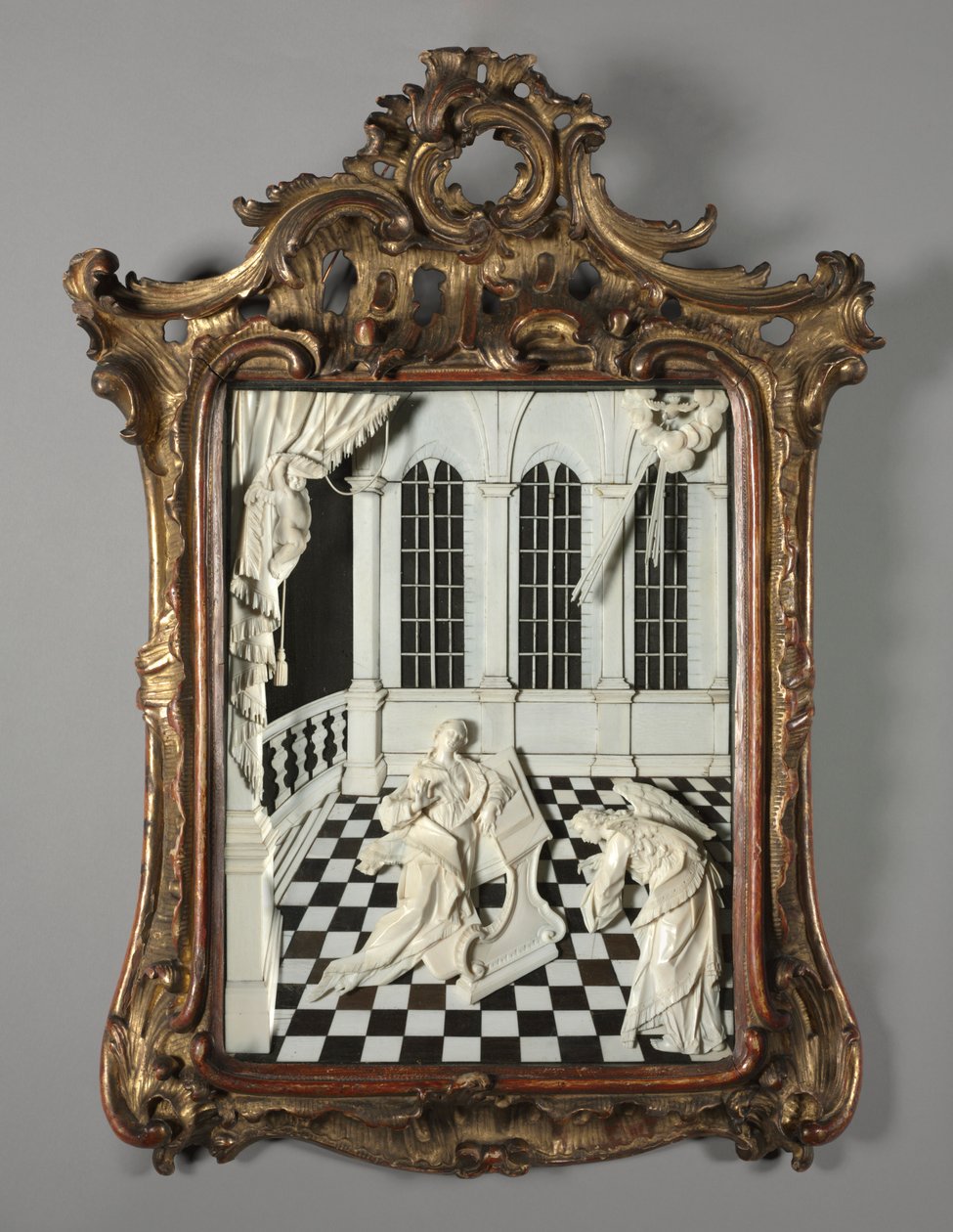 Angyali üdvözlet, 1750-es évek. alkotó: Johann Michael Düchert