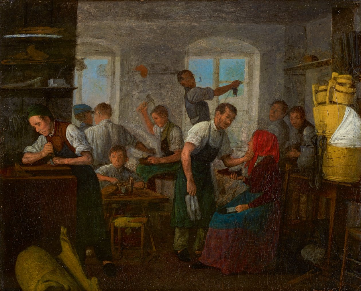 suszterműhely alkotó: Johann Michael Neder