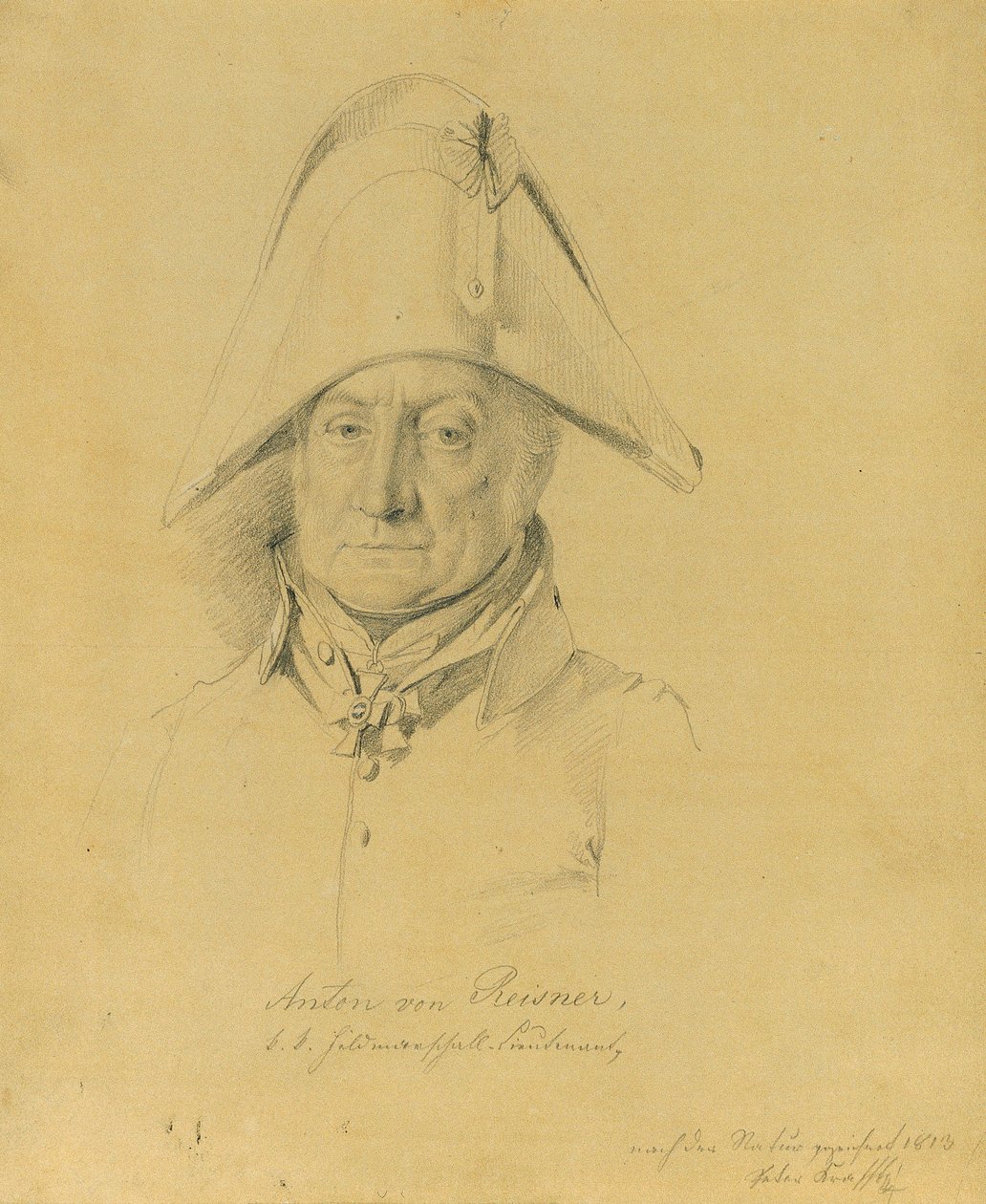 Anton von Reismer alkotó: Johann Peter Krafft