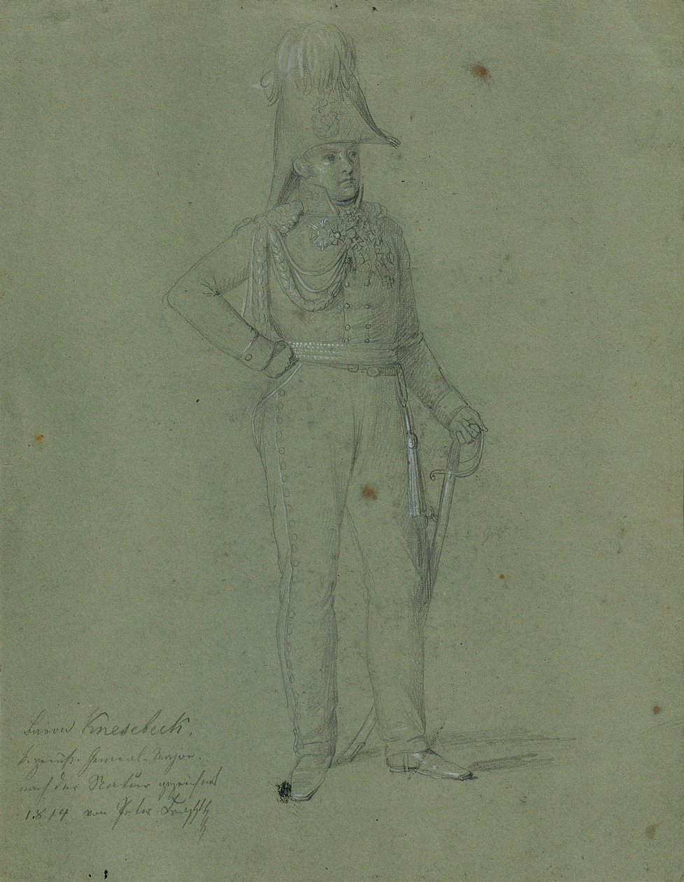 Knesebeck báró alkotó: Johann Peter Krafft