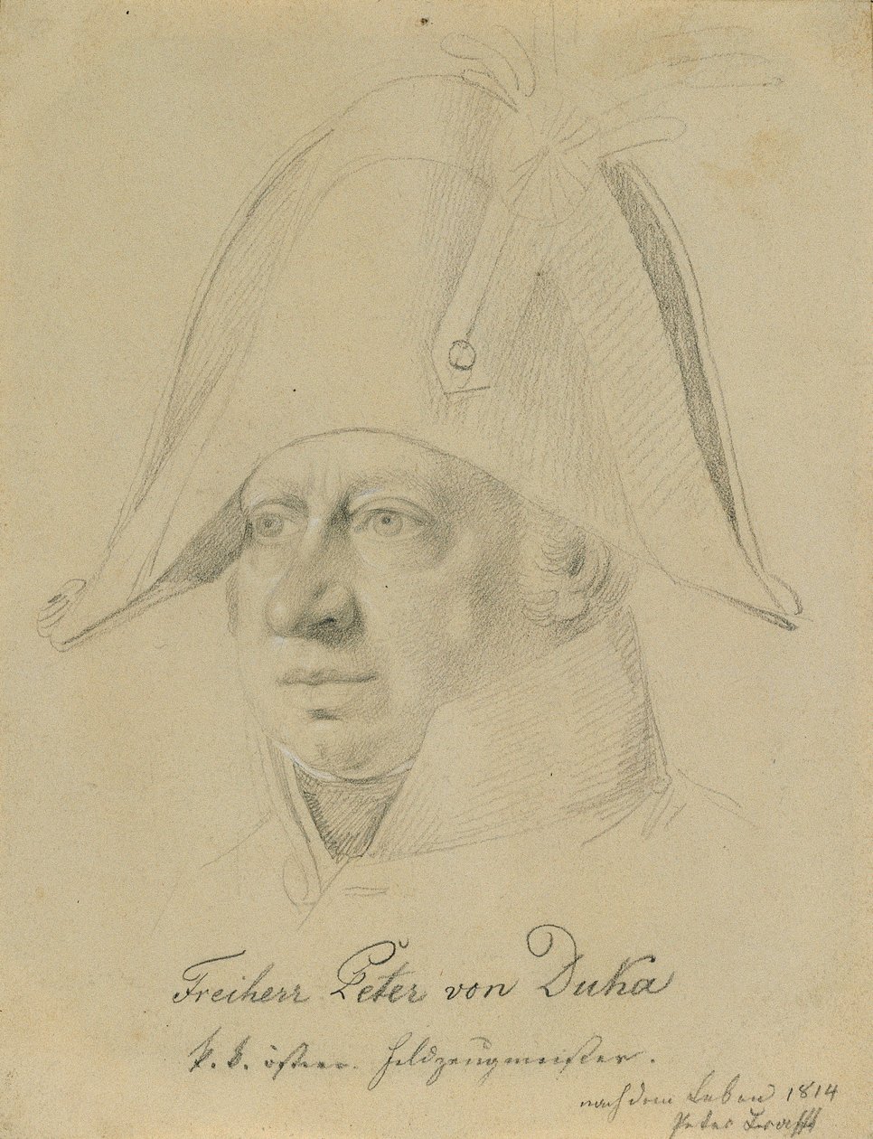 Peter von Duka báró alkotó: Johann Peter Krafft