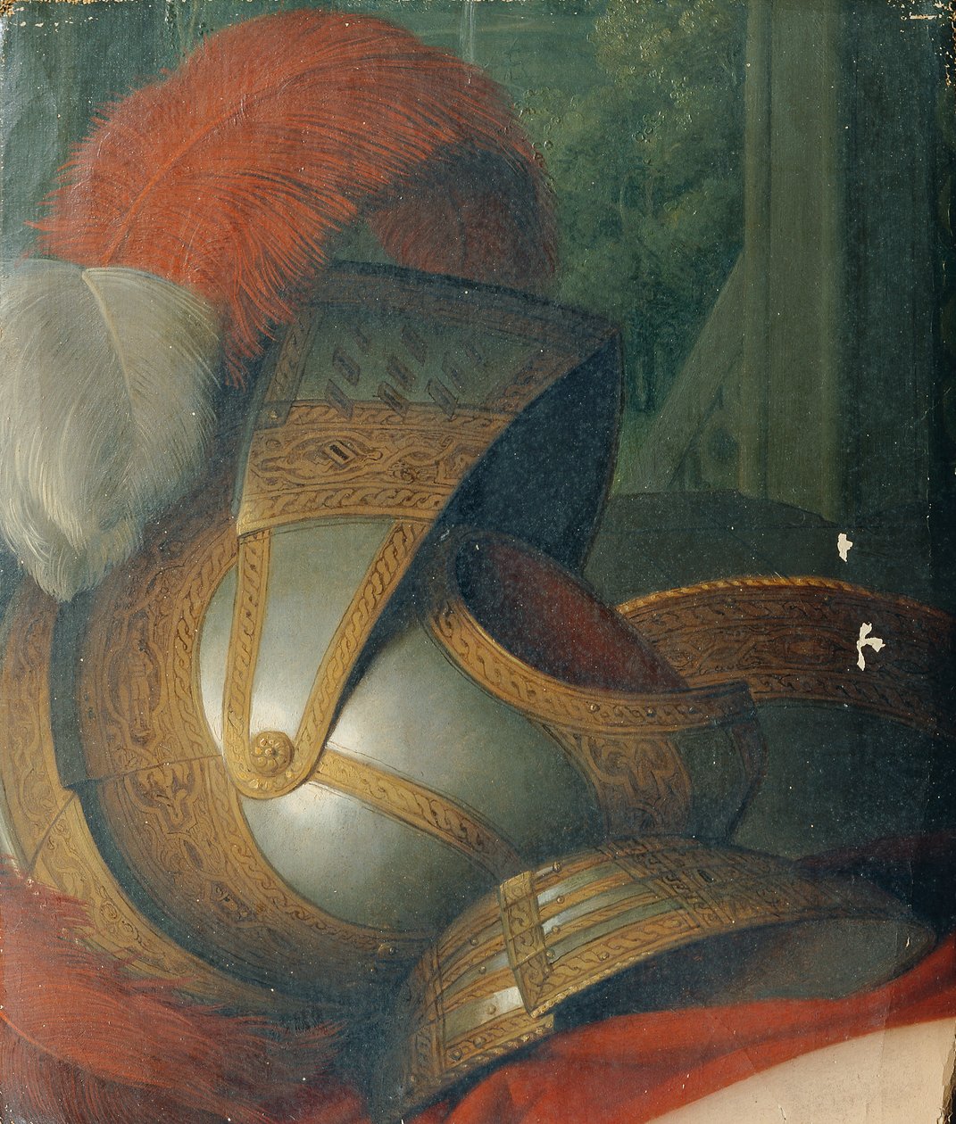 sisak és kerek pajzs alkotó: Johann Peter Krafft