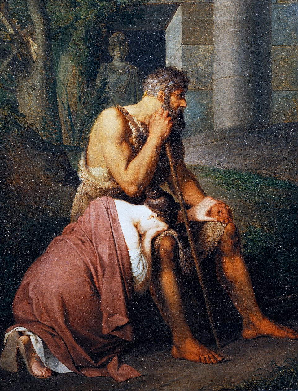 Oidipusz és Antigoné alkotó: Johann Peter Krafft