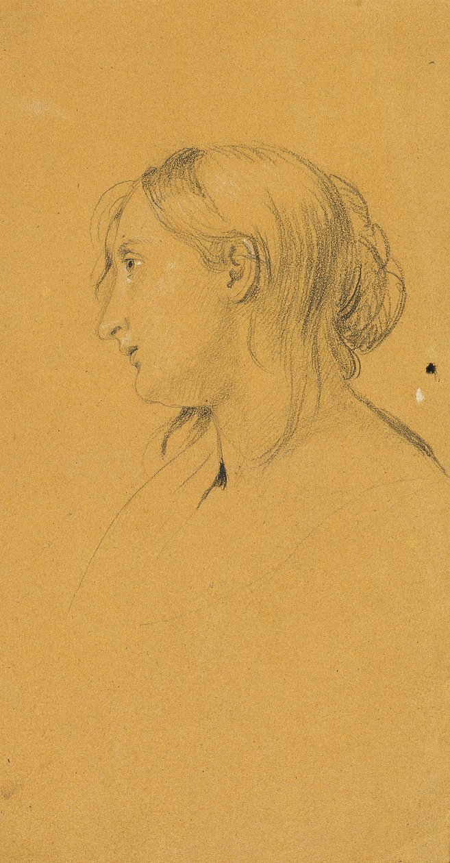 Tanulmány az "Ossian és Malvina" számára alkotó: Johann Peter Krafft