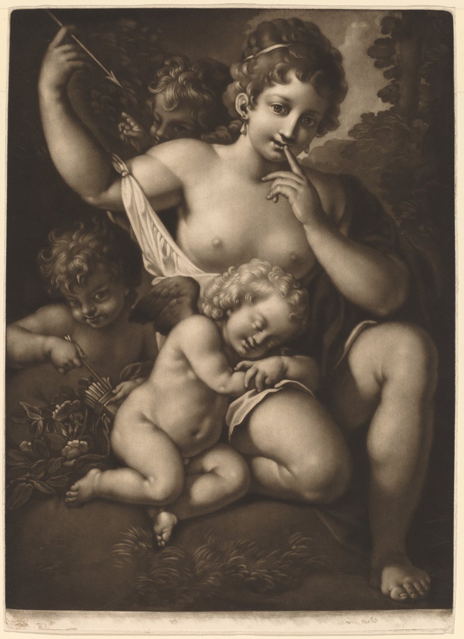 Vénusz és Ámor alkotó: Johann Peter Pichler