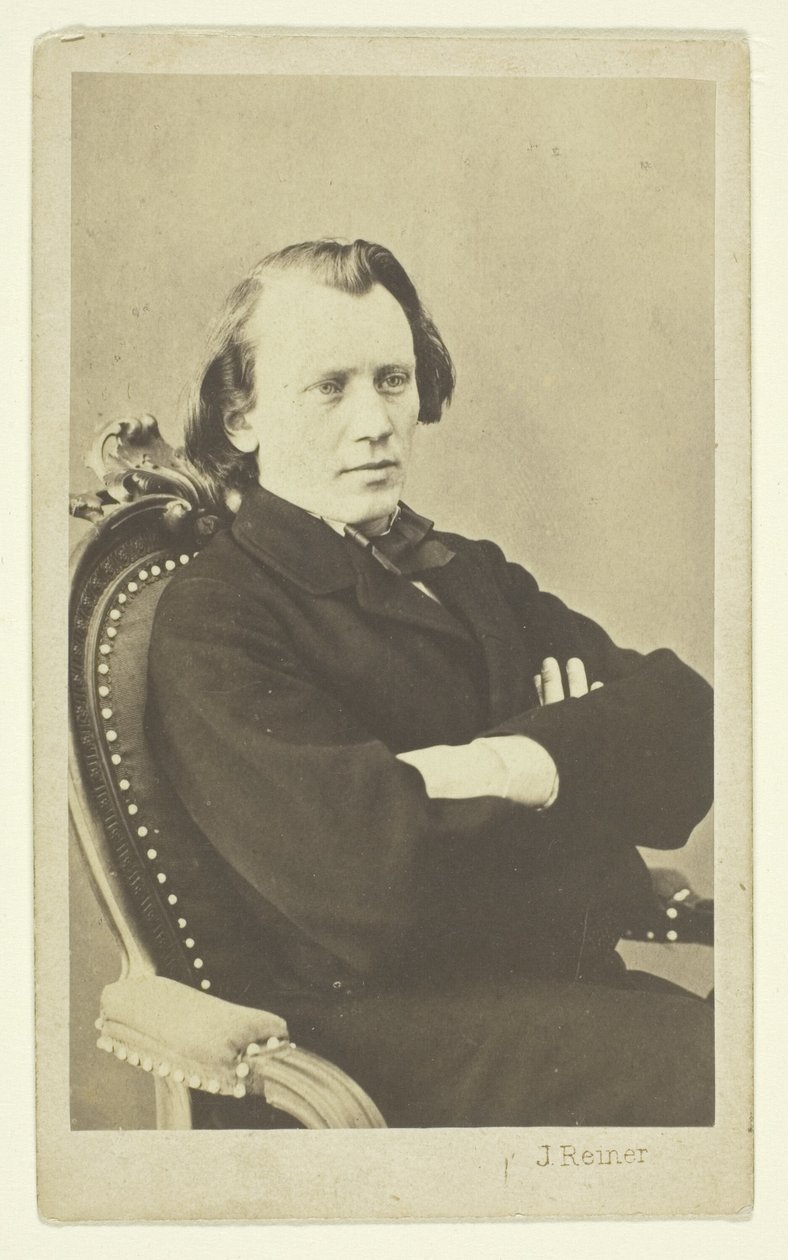 Brahms portréja alkotó: Johann Reiner