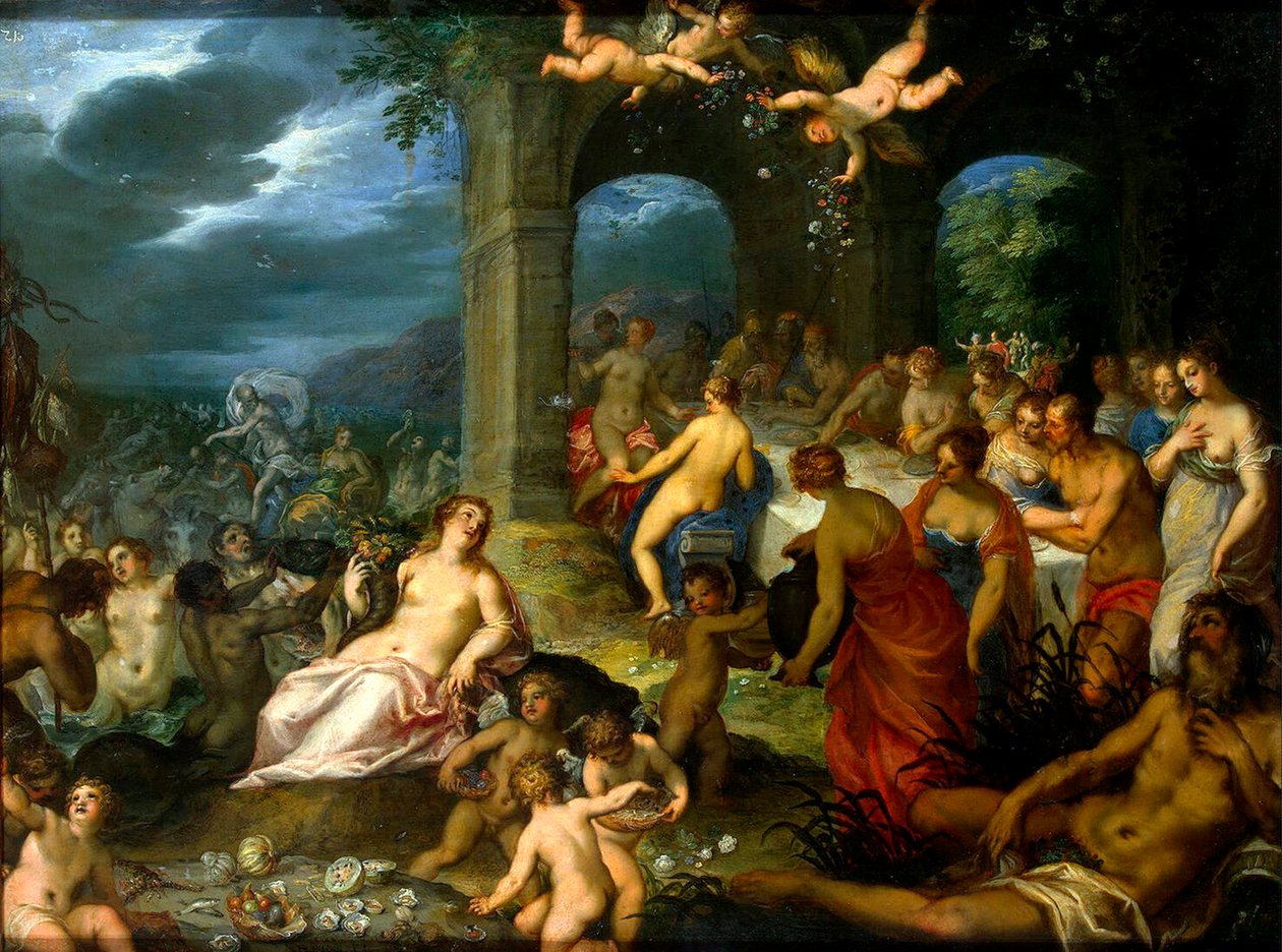 Az istenek ünnepe, 1600. alkotó: Johann Rottenhammer