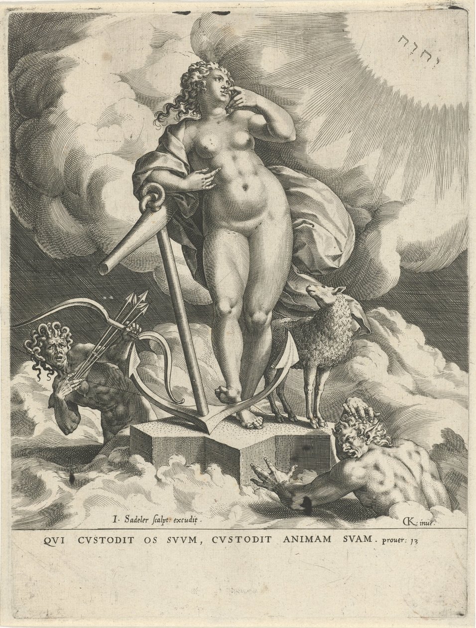 A remény allegóriája alkotó: Johann Sadeler (I)