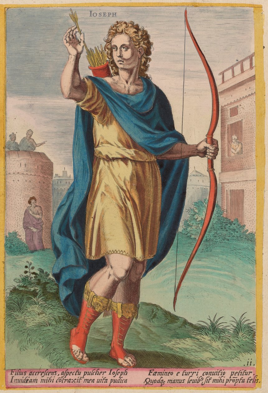 Benjamin, c. 1585. alkotó: Johann Sadeler I