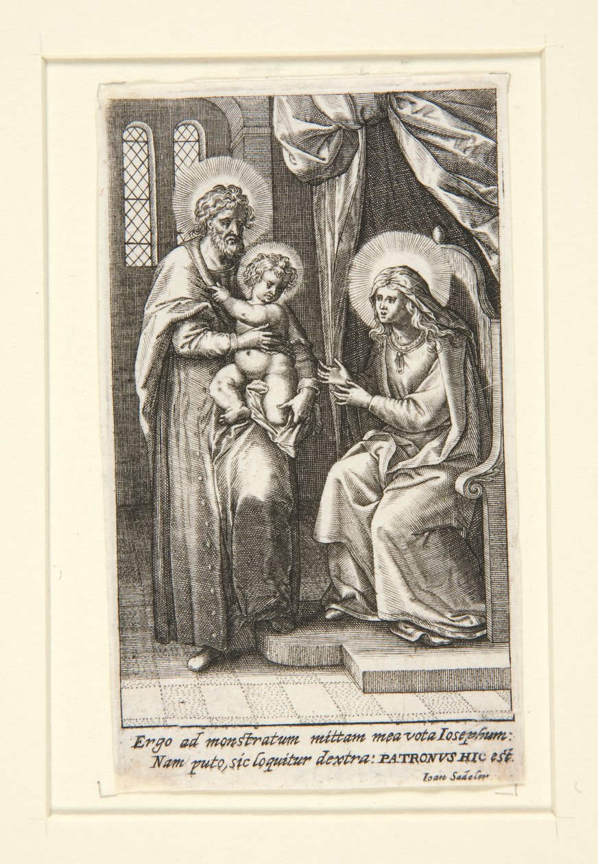 A Szent Család alkotó: Johann Sadeler I