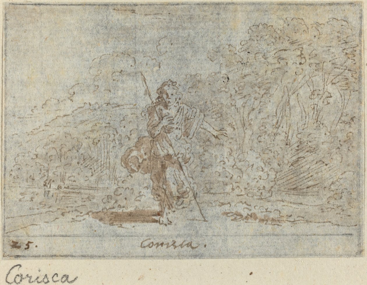 Corisca, 1640. alkotó: Johann Wilhelm Baur