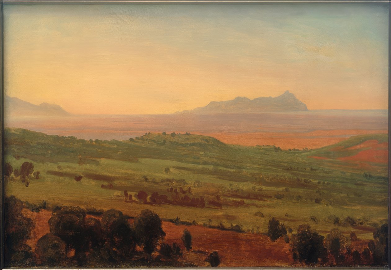 Olasz táj alkotó: Johann Wilhelm Schirmer