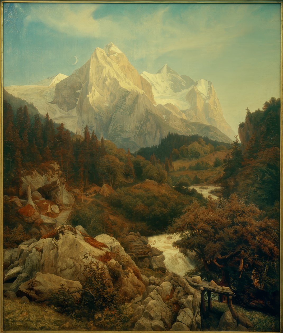 Johann Wilhelm Schirmer, A Wetterhorn alkotó: Johann Wilhelm Schirmer