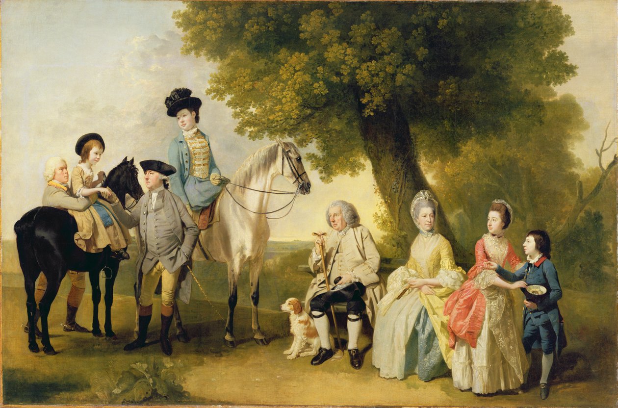A Drummond család, 1769 körül (olaj, vászon) alkotó: Johann Zoffany
