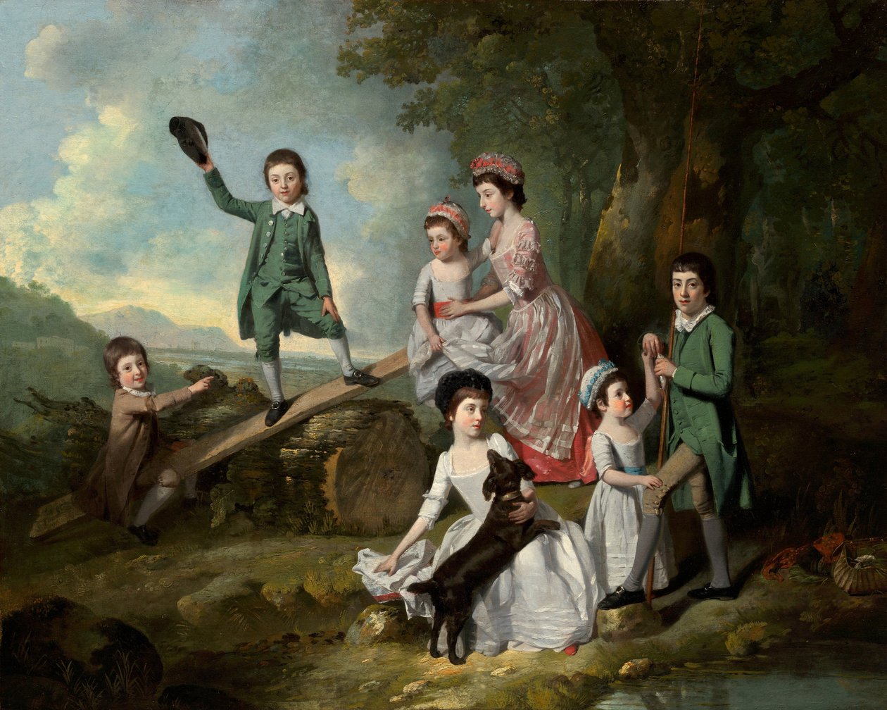 A Lavie gyerekek alkotó: Johann Zoffany