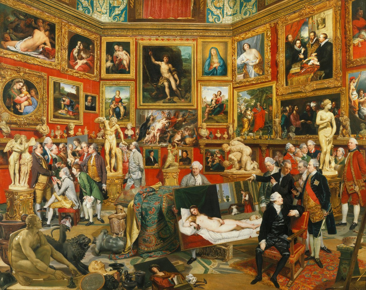 Az Uffizi Tribuna alkotó: Johann Zoffany