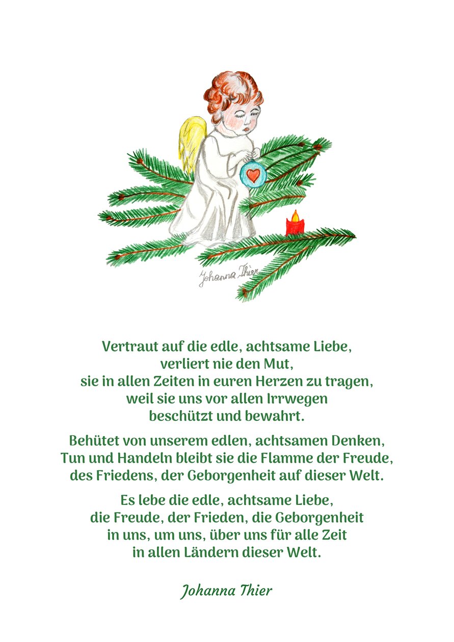 Friedensengerl alkotó: Johanna Thier