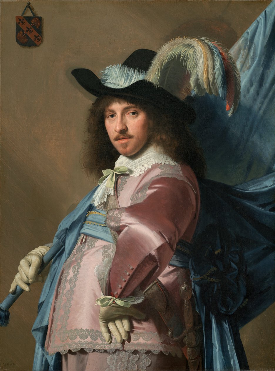 Andries Stilte, mint standard hordozó alkotó: Johannes Cornelisz. Verspronck