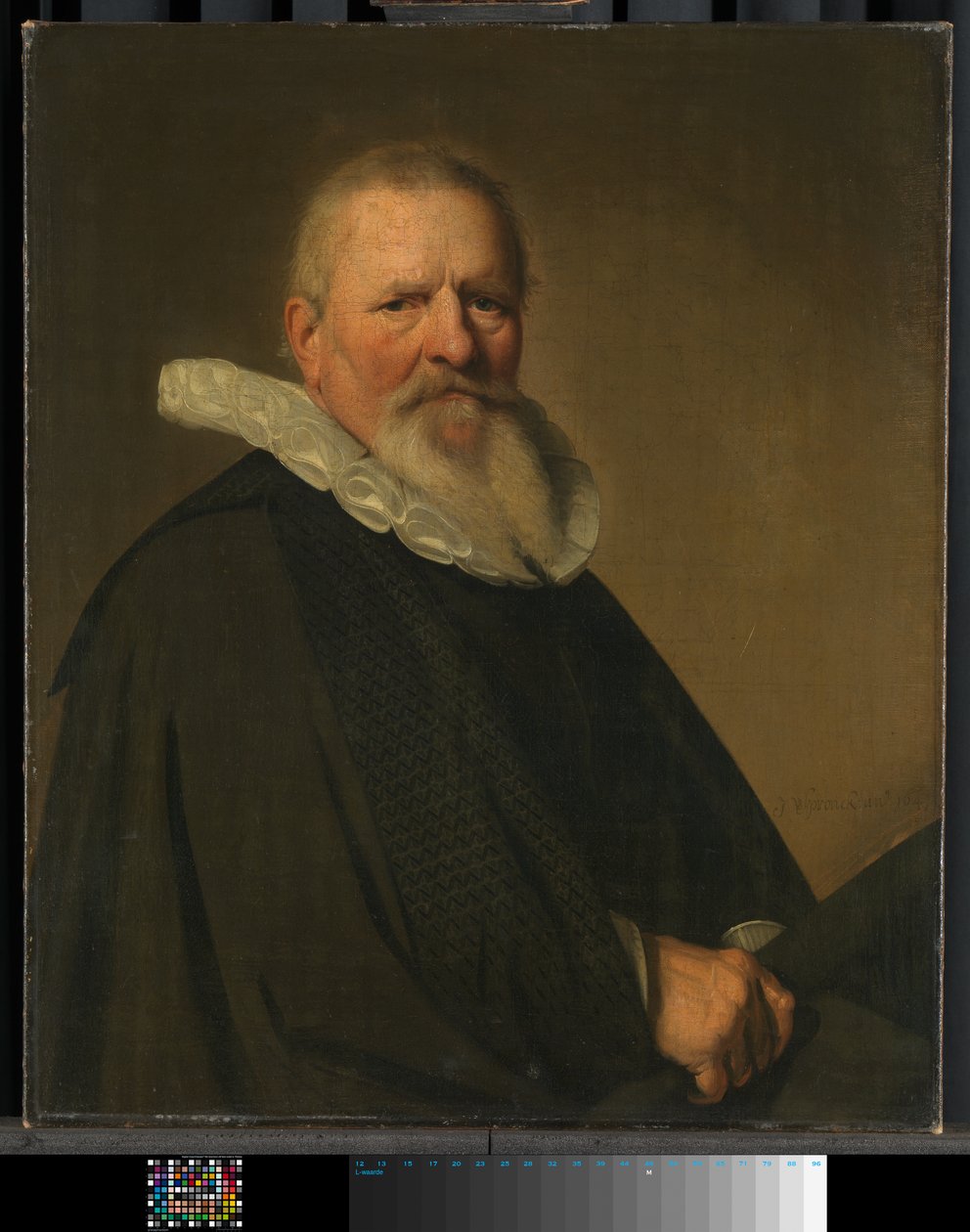 Pieter Jacobsz Schout (1570-1645). Haarlem polgármestere alkotó: Johannes Cornelisz. Verspronck