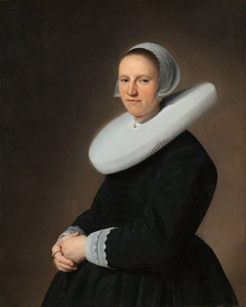 Adriana Croes arcképe (1599-1656) alkotó: Johannes Cornelisz. Verspronck