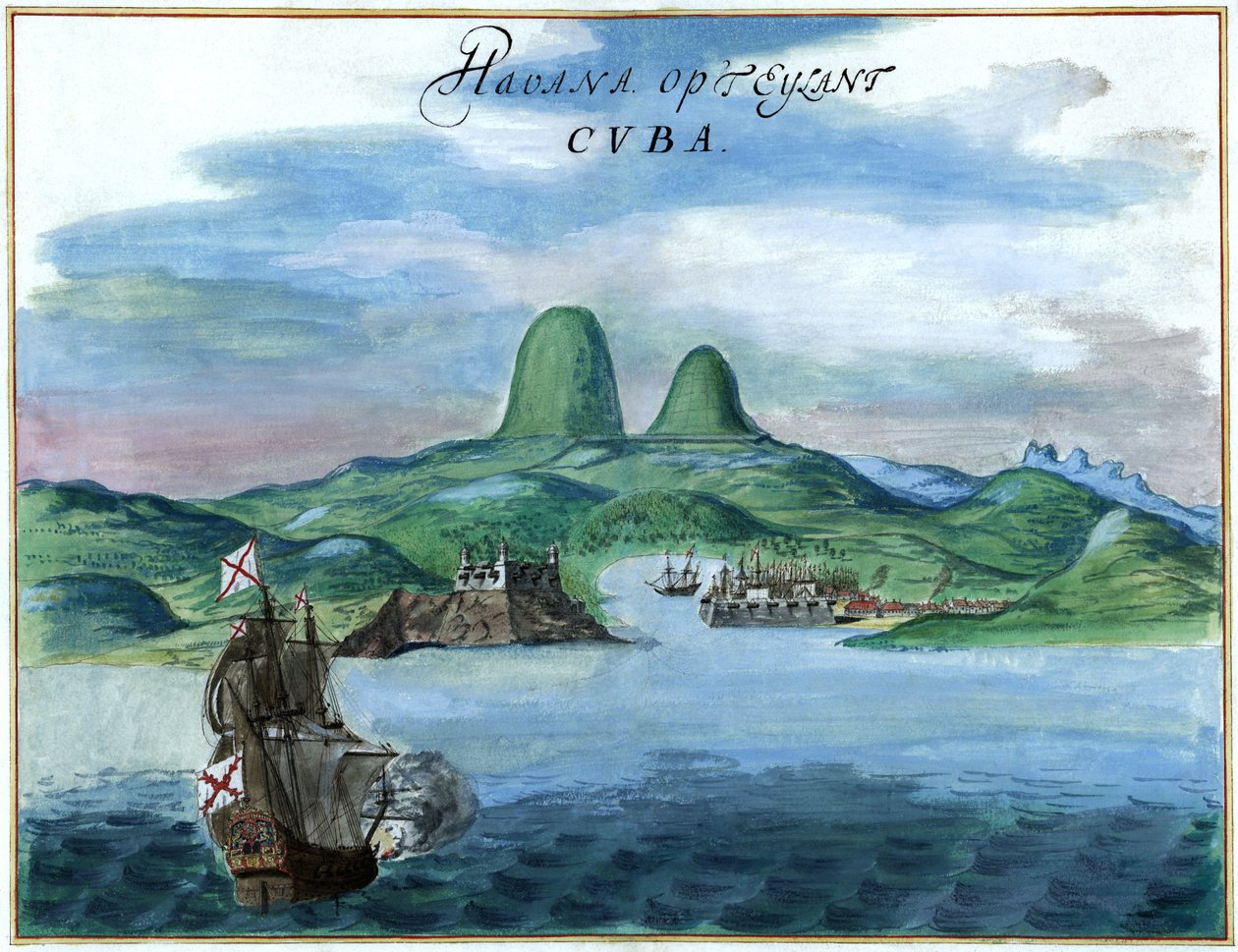 Havanna és az Eylant CVBA. alkotó: Johannes Vingboons