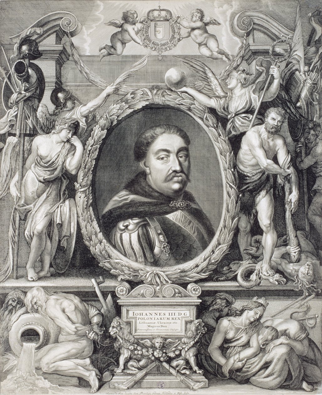 III. Sobieski Jan (1624-96) lengyel király, 1683 alkotó: Johannes de Ram